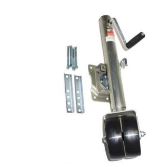Swivel Jack, 1.5K, Side Wind, 10 Lift, 12.5" Bracket Height, 6 Dual Wheel